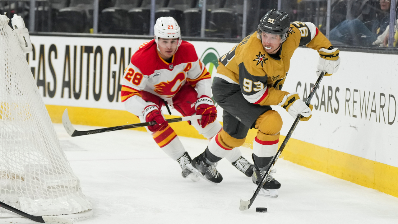Golden Knights score four unanswered goals to beat Flames