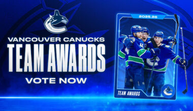 VOTING FOR 2025.26 VANCOUVER CANUCKS TEAM AWARDS NOW OPEN