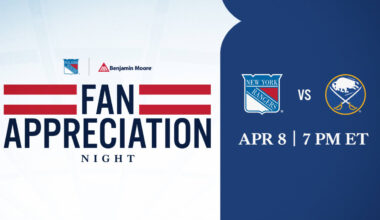 Rangers vs. Sabres: Pregame Notes