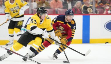 Preview: Bruins meet a depleted Panthers team