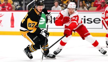 Penguins race by reeling Red Wings 5-1