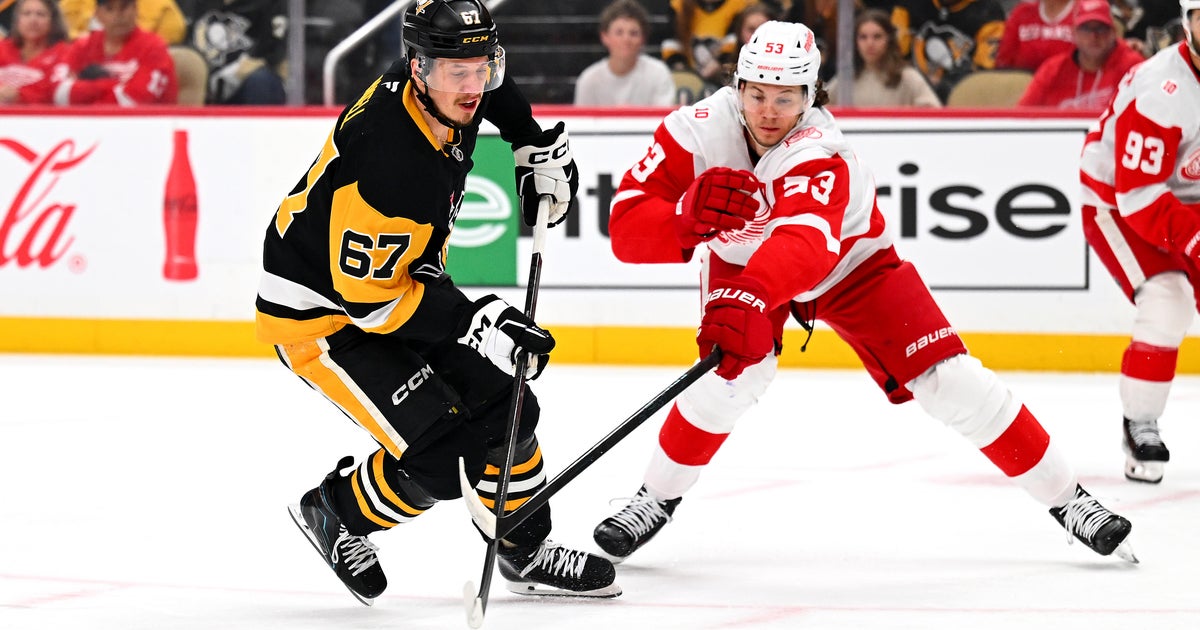 Penguins race by reeling Red Wings 5-1