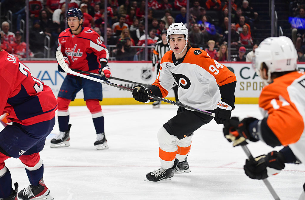 Flyers Rookie Makes NHL Debut, Appears To Get Tooth Knocked Out