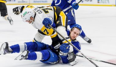 Penguins fall to Lightning, 6-3