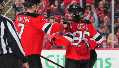 Spoiler Alert! Devils Rout Caps Behind Bratt, Hughes