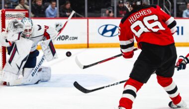Jack Hughes' 5-point game powers Devils to a 7-3 win over Capitals