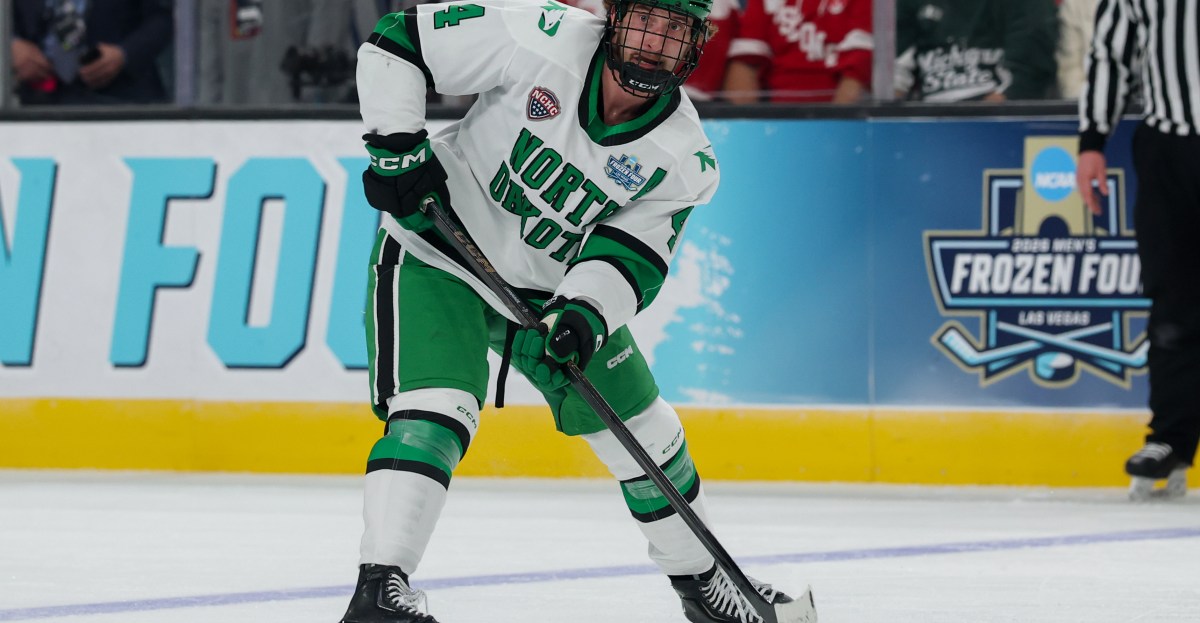 Penguins signing North Dakota defenseman Jake Livanavage