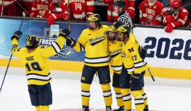 Report: Michigan Hockey’s Michael Hage returning for 2026-27 season