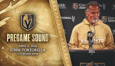 🎥 PREGAME SOUND: Tortorella | Vegas Golden Knights