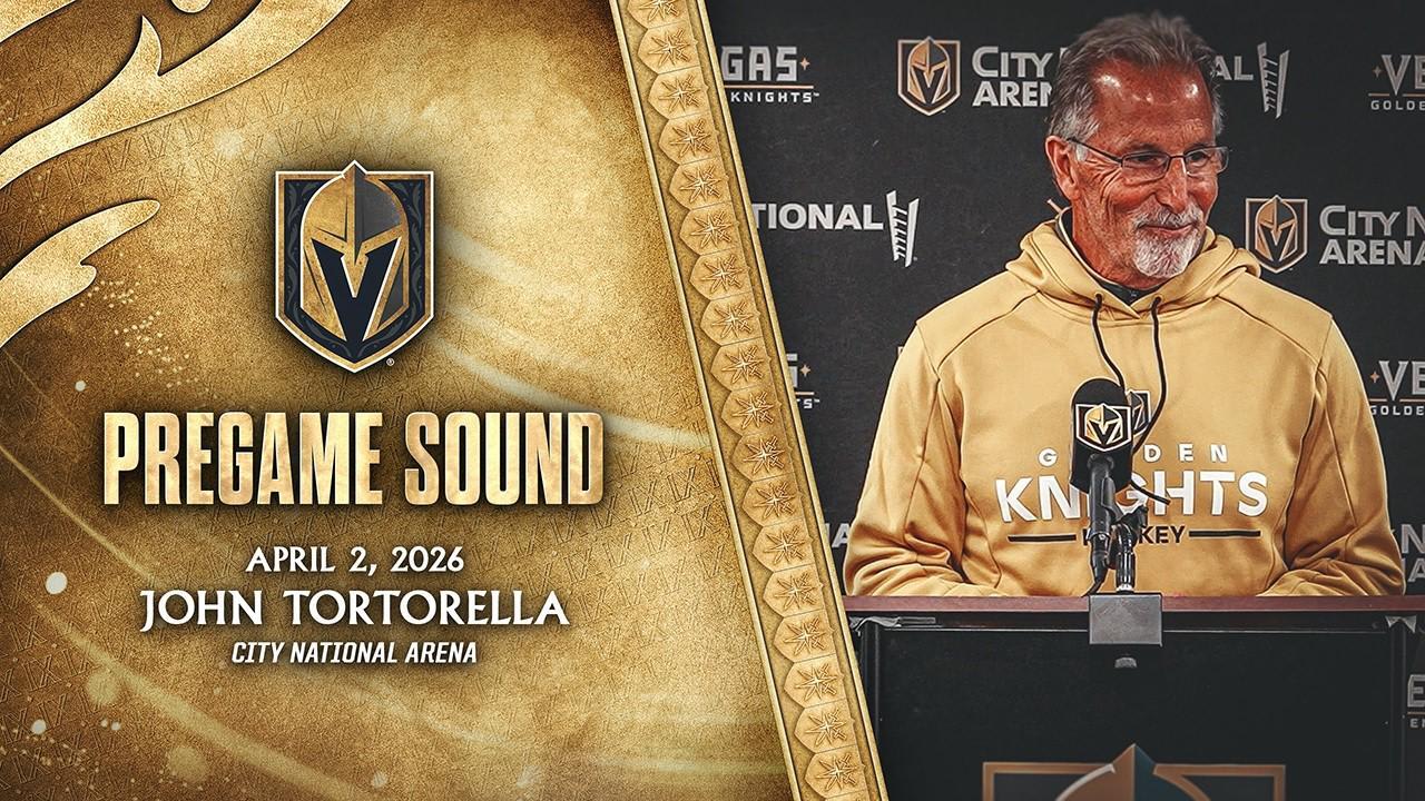 🎥 PREGAME SOUND: Tortorella | Vegas Golden Knights