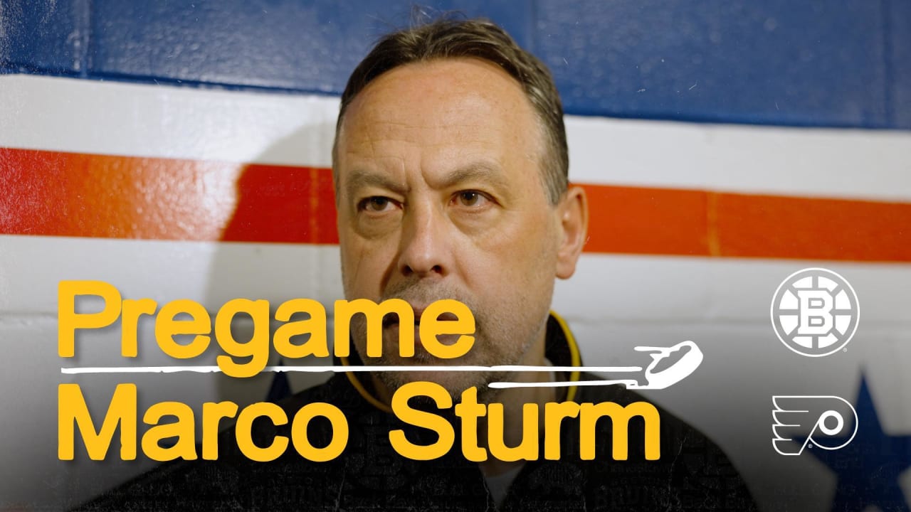 Press Room: Marco Sturm | Boston Bruins