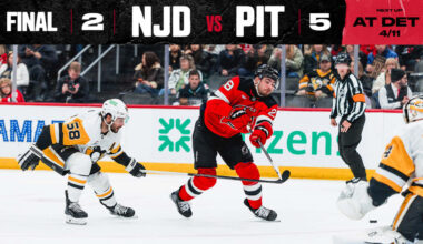 Devils Lose Penultimate Home Game to Pens | GAME STORY