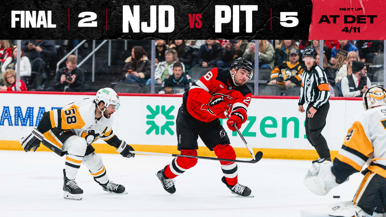 Devils Lose Penultimate Home Game to Pens | GAME STORY