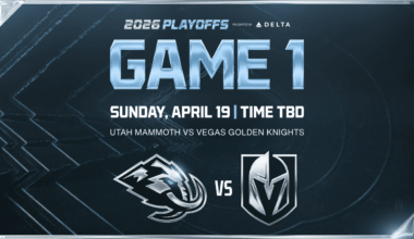 Game 1 of Mammoth/Golden Knights Series Set for Sunday