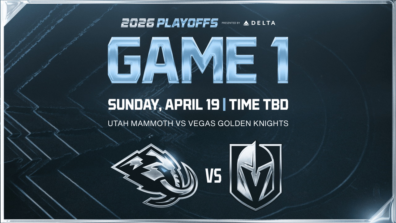 Game 1 of Mammoth/Golden Knights Series Set for Sunday