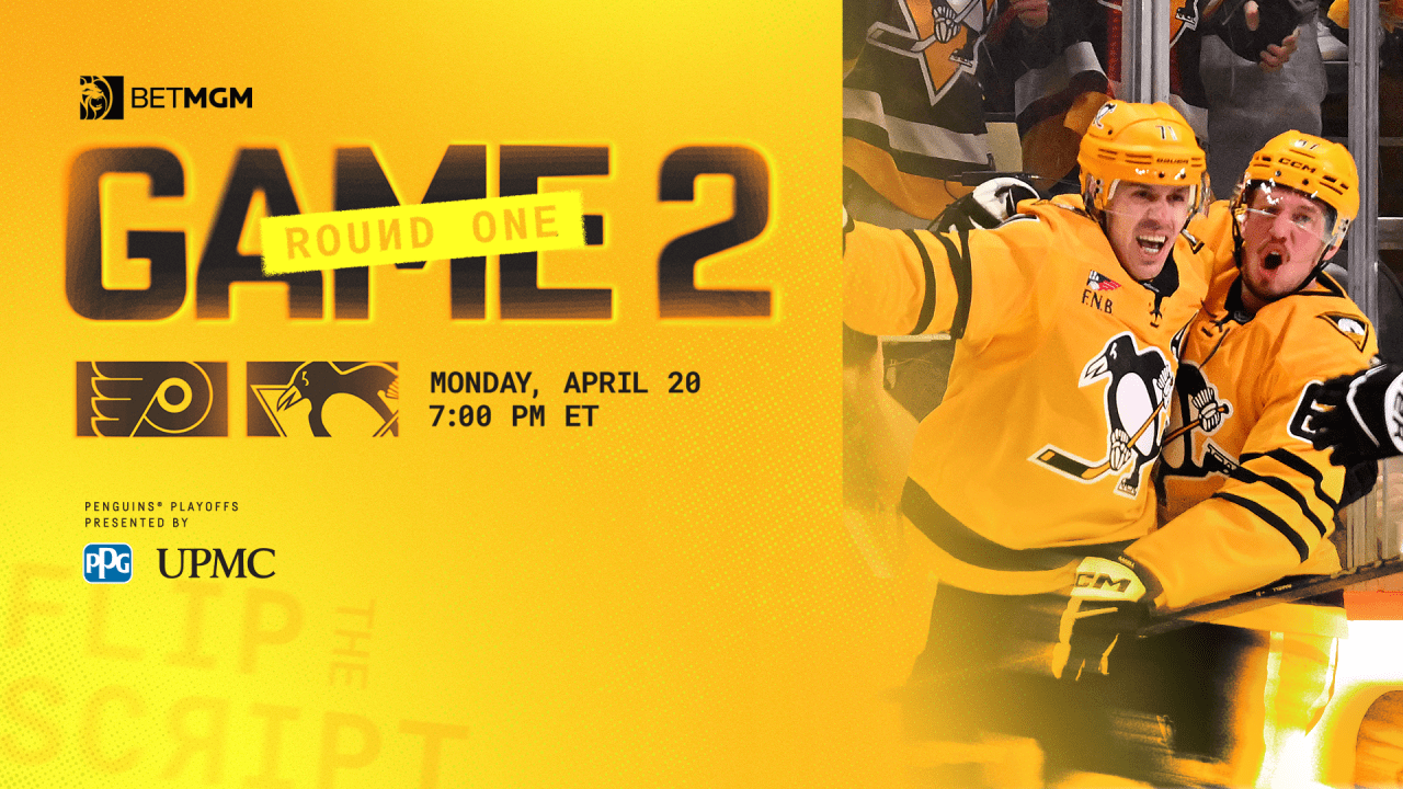 Game Preview: Game 2 vs. Philadelphia Flyers