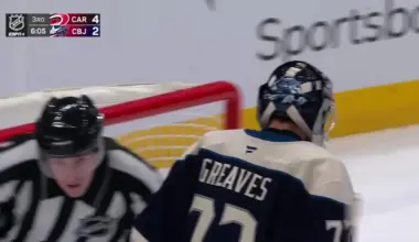 Andrei Svechnikov with a Powerplay Goal vs. Columbus Blue Jackets