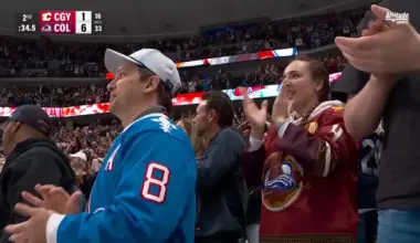 Nathan MacKinnon with a Powerplay Goal vs. Calgary Flames