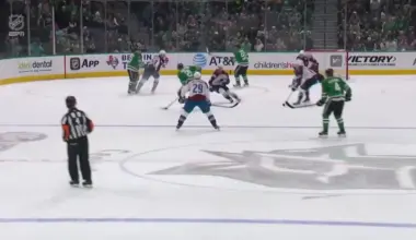 Nathan MacKinnon with a Goal vs. Dallas Stars