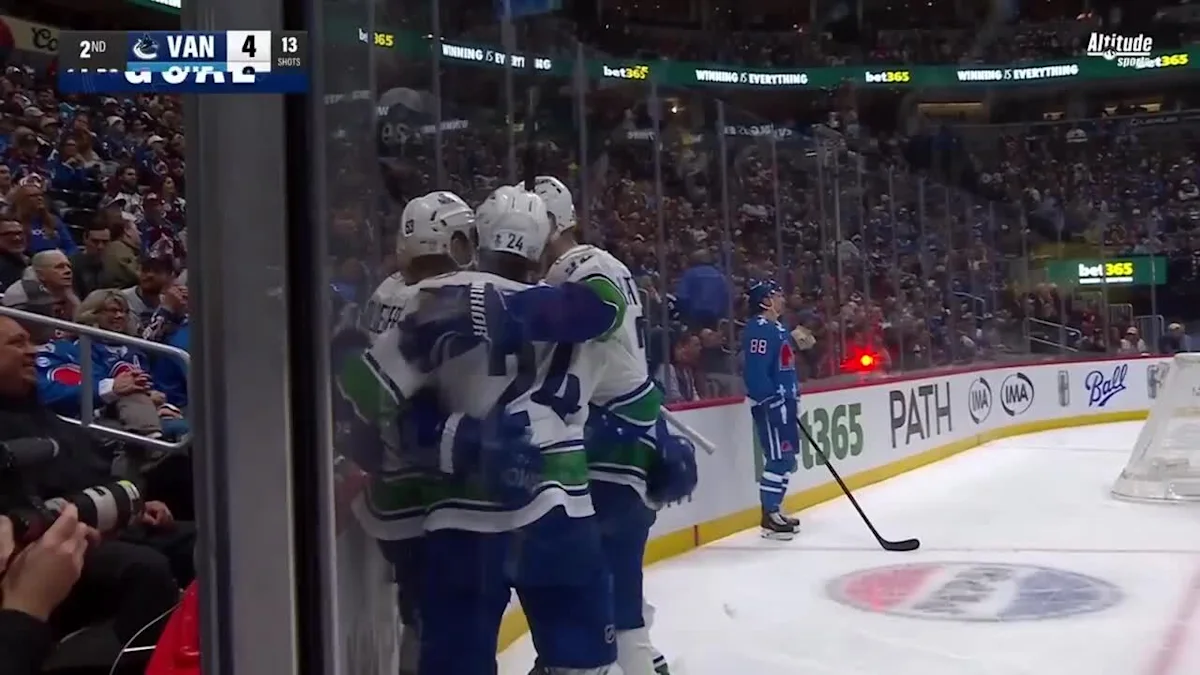 Teddy Blueger with a Goal vs. Colorado Avalanche