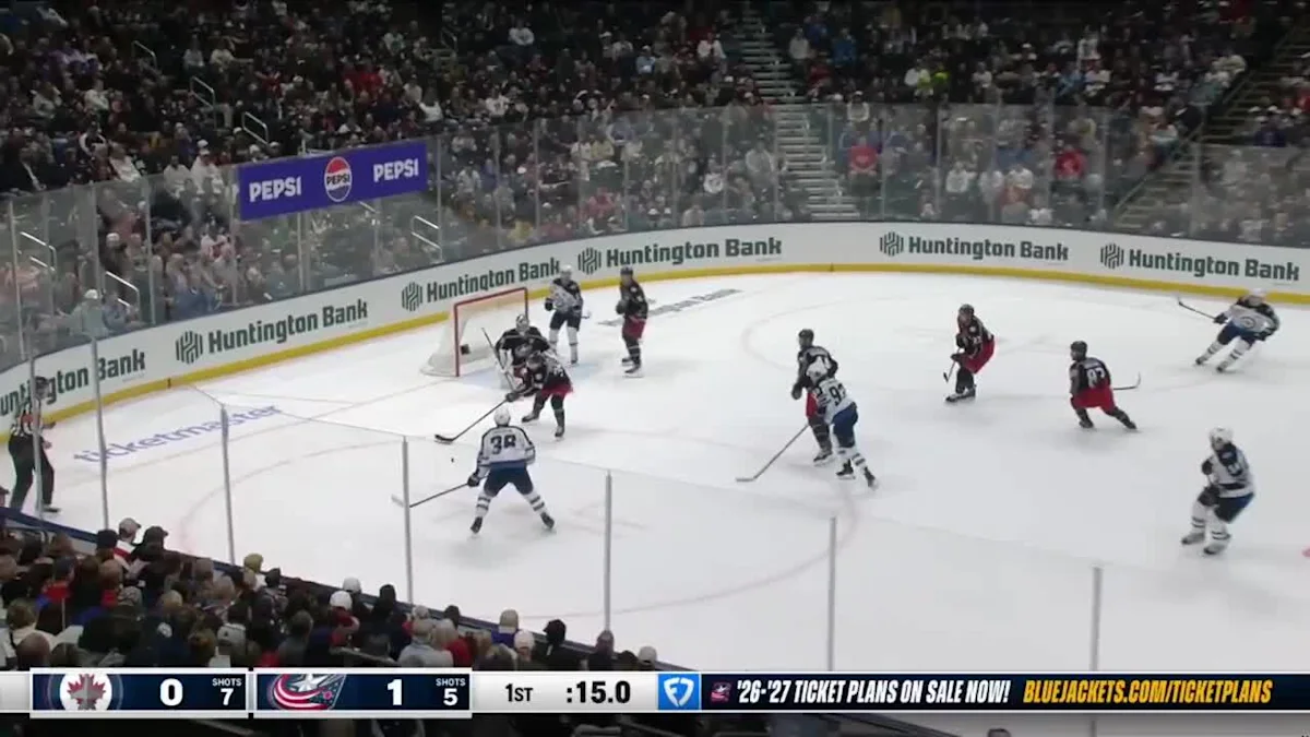 Columbus Blue Jackets vs. Winnipeg Jets - Game Highlights