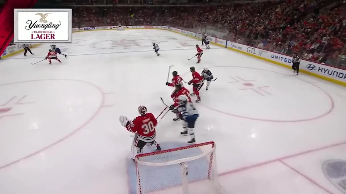 Isak Rosen with a Goal vs. Chicago Blackhawks