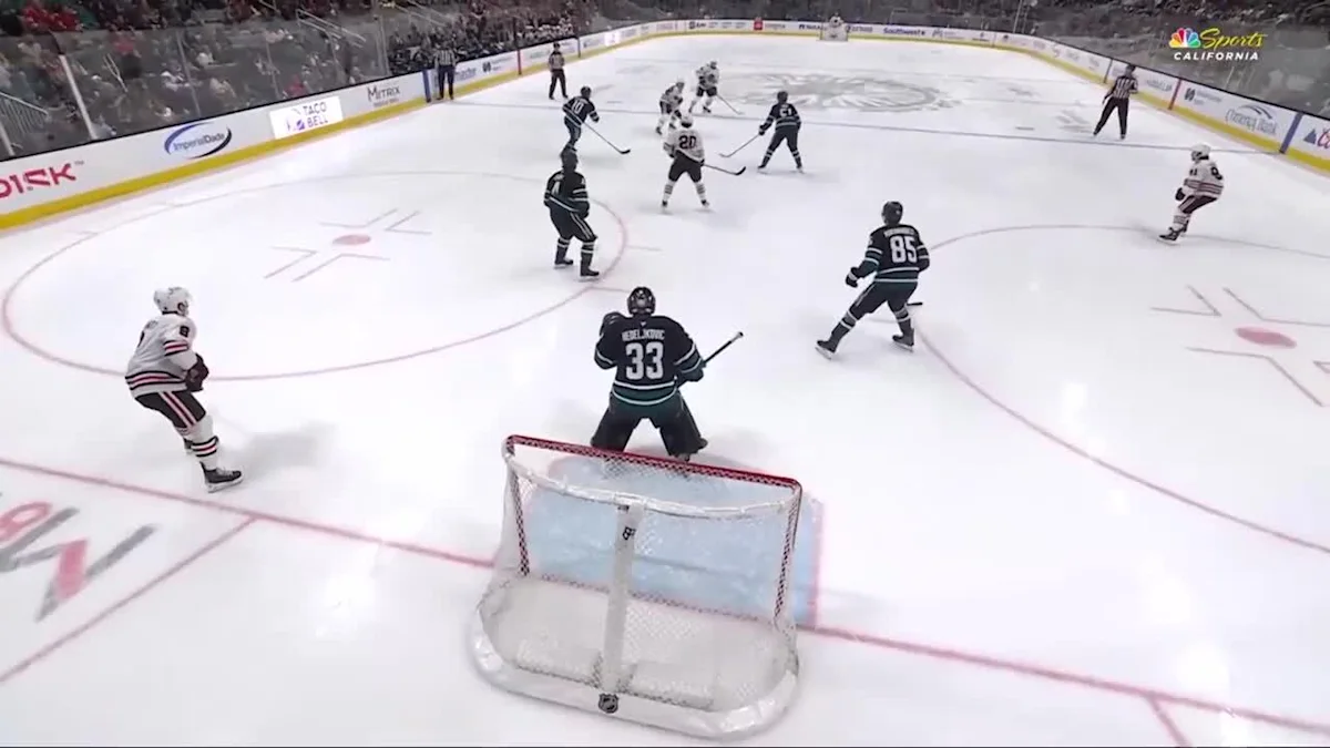 Ryan Donato with a Powerplay Goal vs. San Jose Sharks