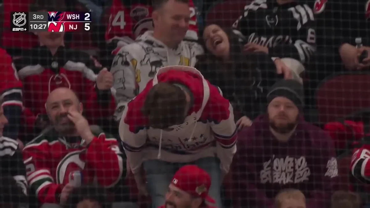 Tom Wilson with a Goal vs. New Jersey Devils