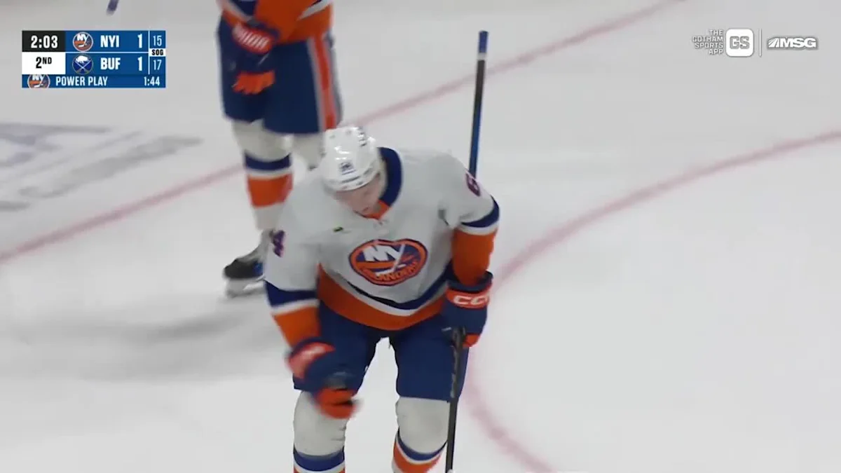 Calum Ritchie with a Powerplay Goal vs. Buffalo Sabres