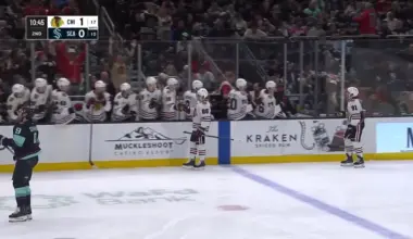 Teuvo Teravainen with a Powerplay Goal vs. Seattle Kraken