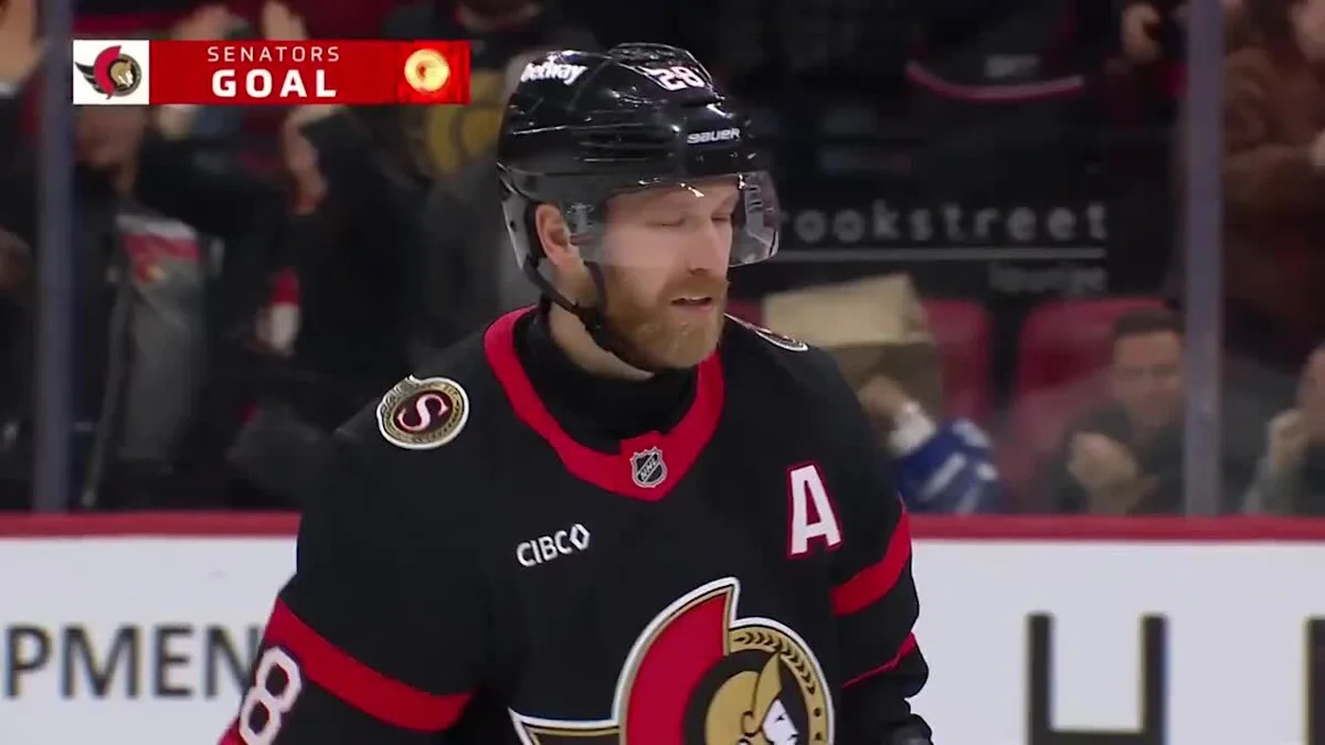 Claude Giroux with a Goal vs. Carolina Hurricanes