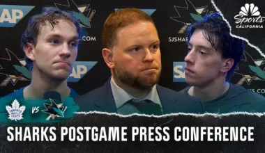 Sharks look to ‘keep pushing' after shutout loss at home to Sabres