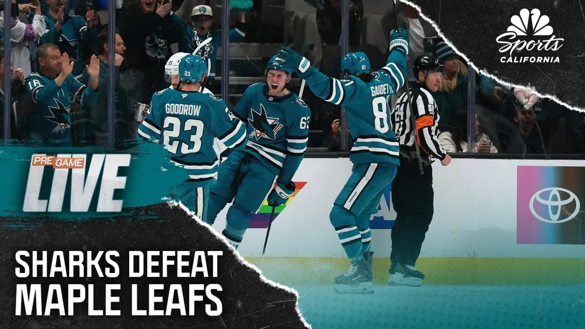 Sharks' secondary lines bolster offense in crucial 4-1 win vs. Maple Leafs