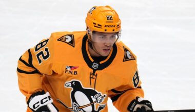 Pittsburgh Penguin Caleb Jones done for the year