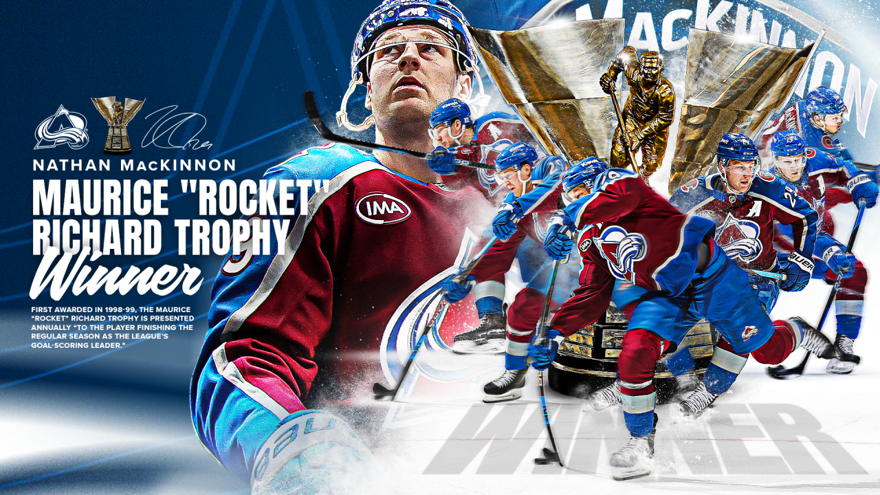 MacKinnon Captures 2025-26 Rocket Richard Trophy
