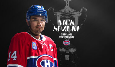 Nick Suzuki nominated for 2025-26 King Clancy Trophy