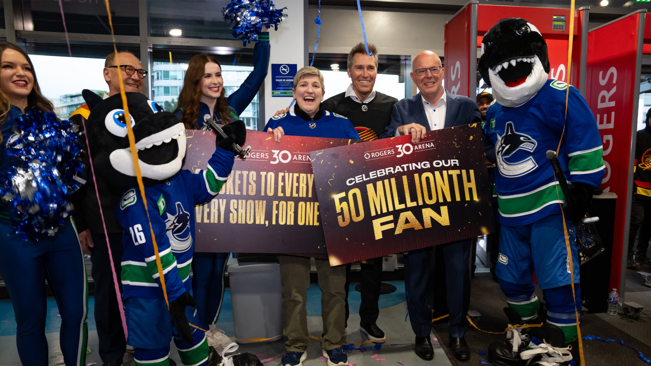 Canucks Fan Hits Milestone Moment as Rogers Arena Celebrates 50 Millionth Guest