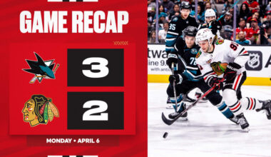 Game Recap | Blackhawks at Sharks