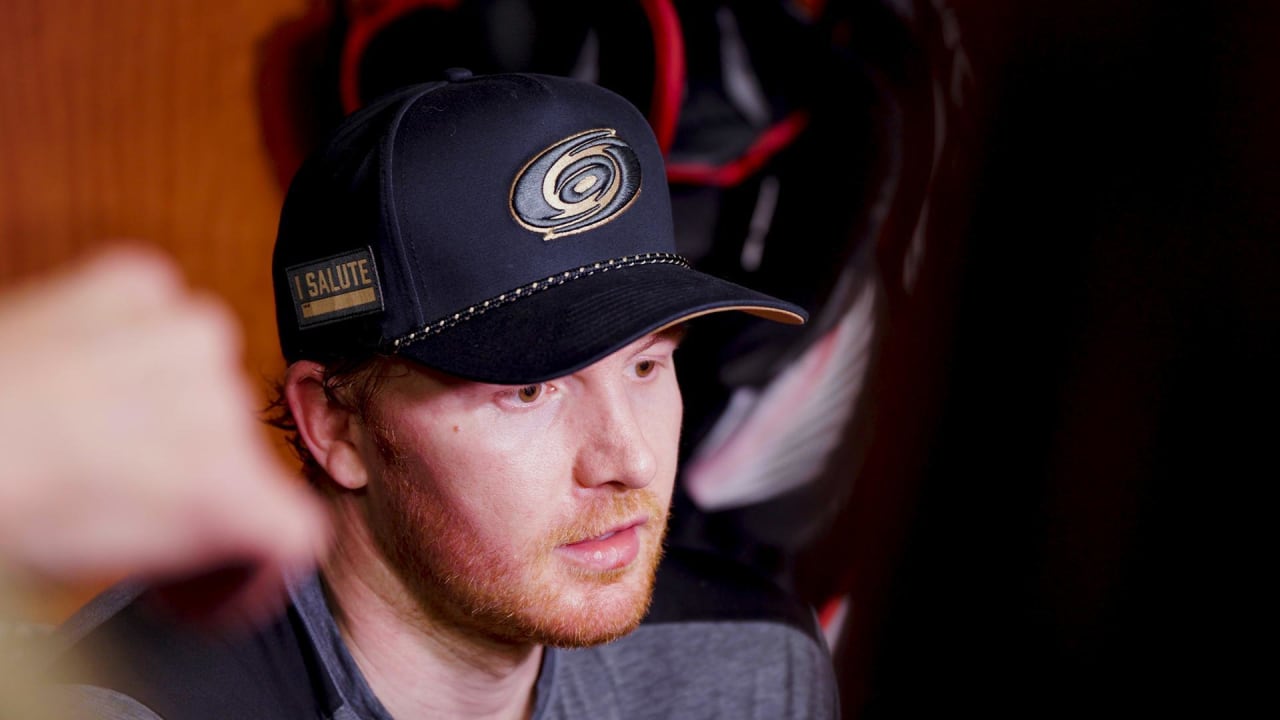 Frederik Andersen Postgame Quotes | Carolina Hurricanes