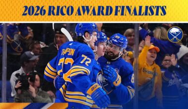2026 Rico Award Finalists | Buffalo Sabres