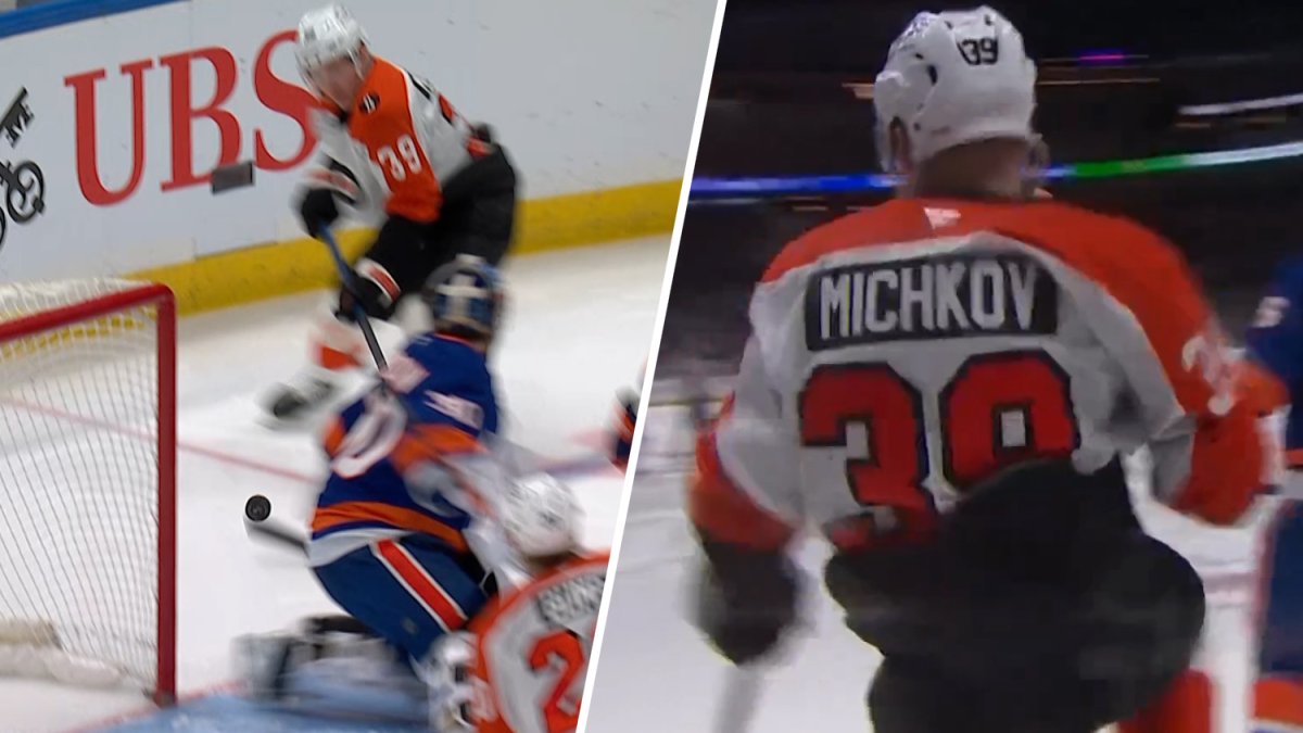 Watch Matvei Michkov give Flyers 3-0 lead over Islanders – NBC Sports Philadelphia