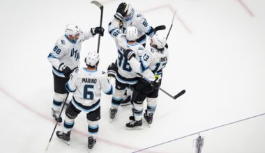 Utah Wraps Road Trip with 7-4 Win in Vancouver