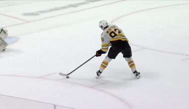 Jet Greaves with a Goal vs. Boston Bruins