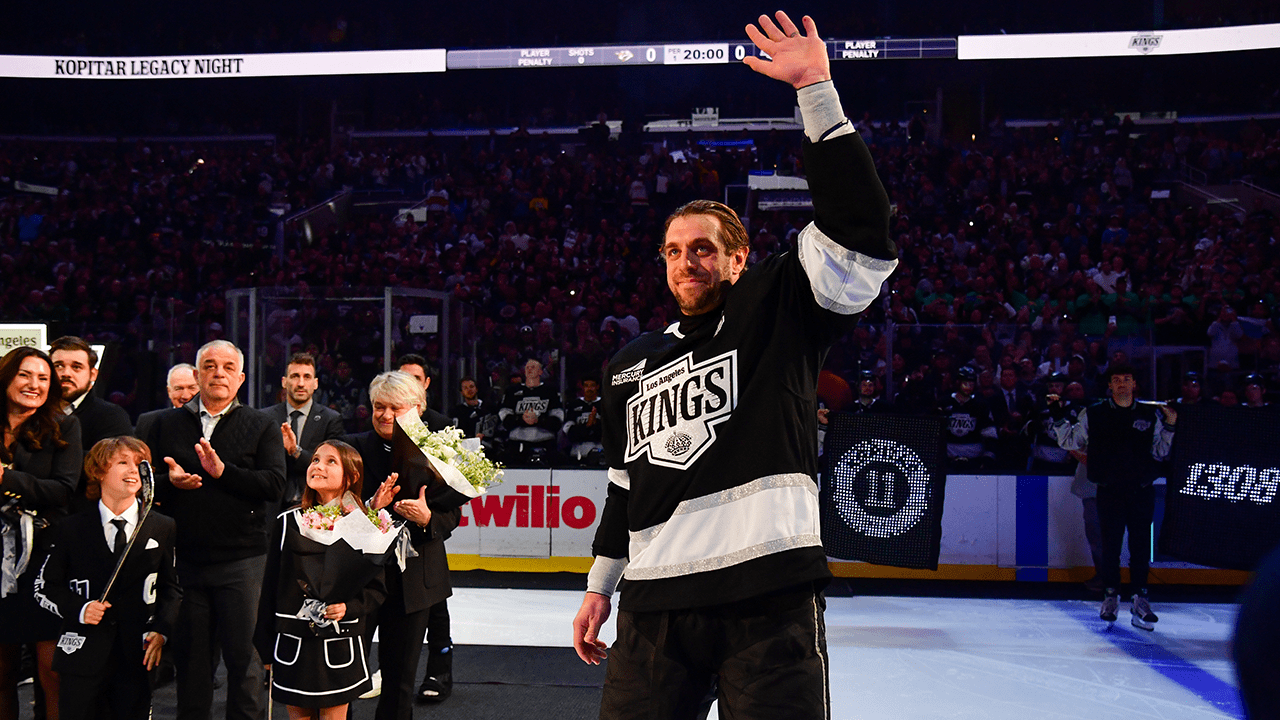 Kings celebrate Kopitar’s franchise points record with special pregame ceremony