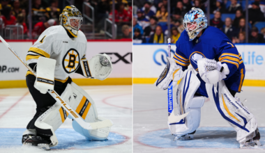 Swayman vs. Luukkonen goalie matchup in Eastern Conference First Round