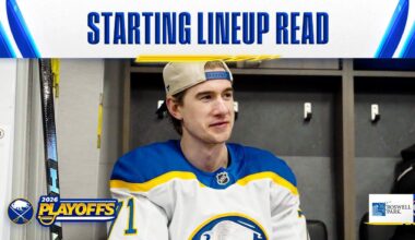 Starting Lineup Read | Buffalo Sabres