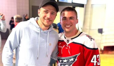 Jakub Vrana spotted at Capitals-Sabres game after SHL season with Linköping ends