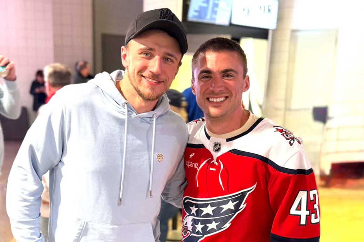 Jakub Vrana spotted at Capitals-Sabres game after SHL season with Linköping ends