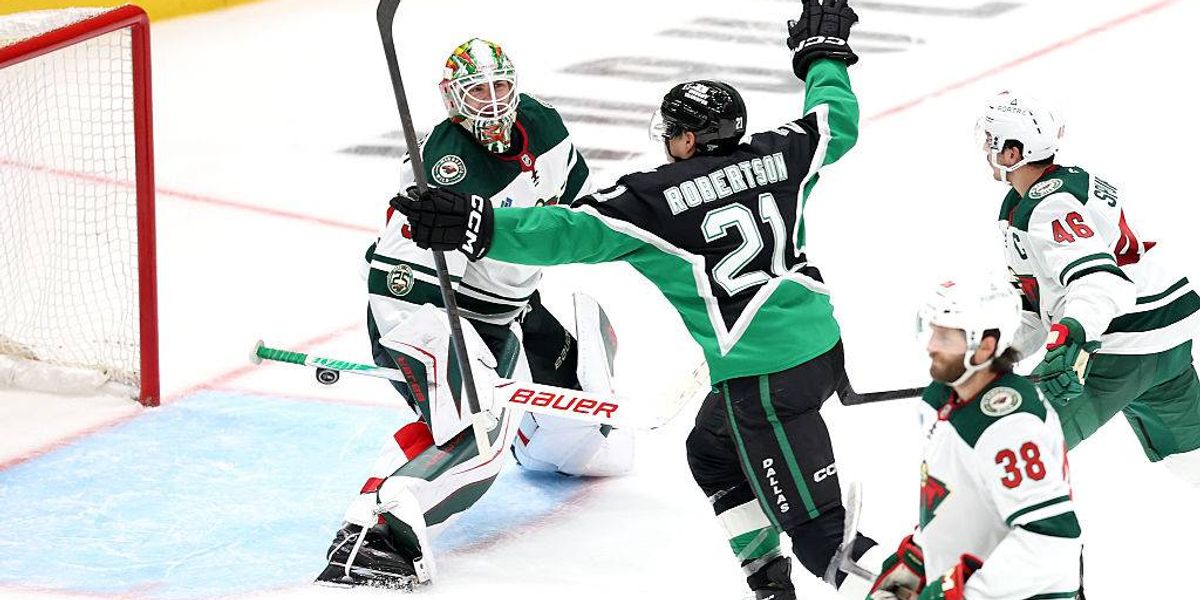Stars even series by beating Wild 4-2 in Game 2