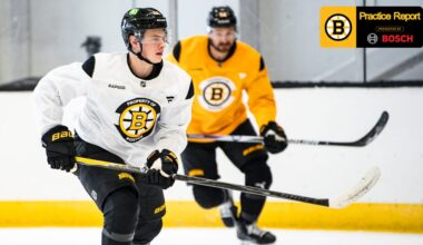Practice Report: Hagens Hits the Ice With the Bruins